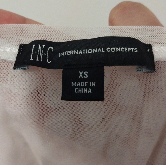 INC International Concept - Floral Textured Sheer Top - Picture 11 of 13